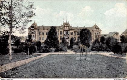 CPA Oberkaufungen Kaufungen Hessen, Heilstätte, Gartenansicht