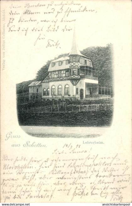 CPA Schotten im Vogelsbergkreis Hessen, Lehrerheim