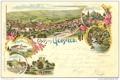 Gersfeld / Rhön, Farb-Litho, 1897