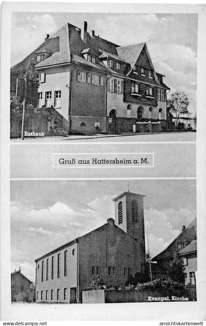 Hattersheim/Main Mehrbildkarte ngl #194.043