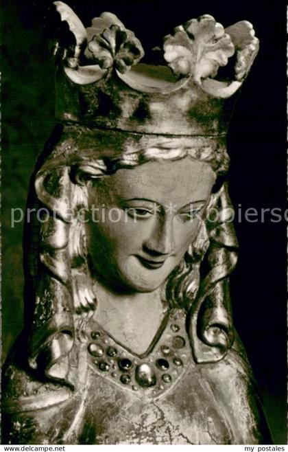 Kiedrich Pfarrkirche St. Valentin Madonna mit Kind 14. Jhdt.