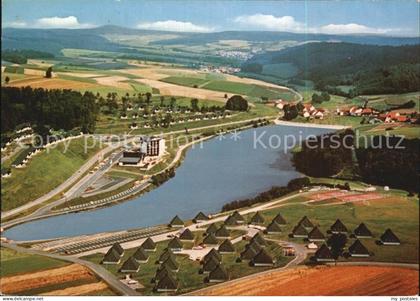 Kirchheim Hessen Hotel SeePark Kirchheim Ferienanlage Stausee Fliegeraufnahme