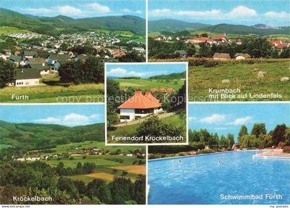 Kroeckelbach Odenwald Fuerth Hessen Gasthaus zur Waldeslust Panorama Fuerth Schw