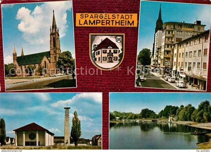 Lampertheim Bergstrasse Ev Kirche Kaiserstrasse Kath Kirche Am Altrhein