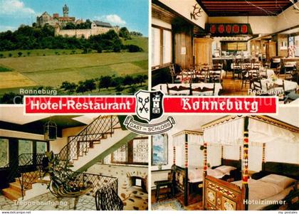 Ronneburg Hessen Die Ronneburg Hotel Restaurant Treppenaufgang Hotelzimmer