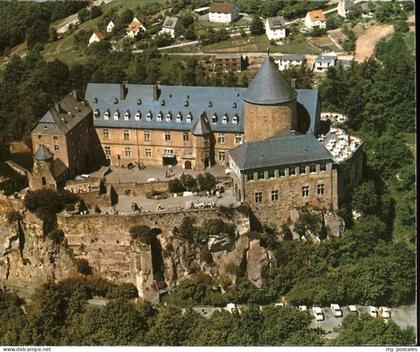 Waldeck Edersee Schloss Waldeck Fliegeraufnahme