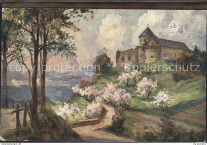 Waldeck Edersee Schloss Waldeck Kuenstlerkarte