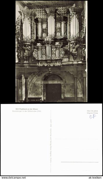 Fischbeck-Hessisch Oldendorf Barockorgel in der Stiftskirche 1965