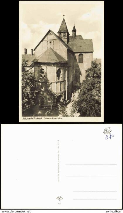 Fischbeck-Hessisch Oldendorf Stiftskirche Ostansicht mit Chor 1960