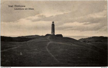 Insel Hiddensee, Leuchtturm mit Dünen