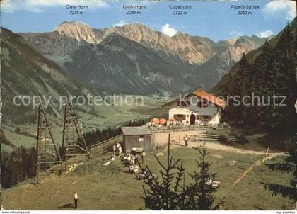 Hindelang Bad Sesselbahn Berg Cafe Hinterstein Gais Horn Rauh Horn Kugelhorn ael