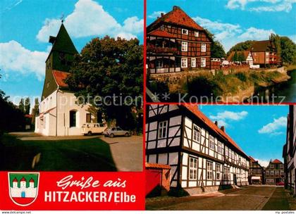 Hitzacker Elbe Kirche Elbufer Drawehn