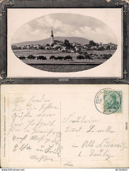 Ansichtskarte Pommritz-Hochkirch Pomorcy Bukecy Panorama 1910 Passepartout