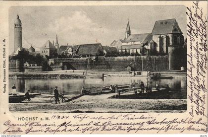 CPA HÖCHST a. M. LITHO GERMANY (804631)
