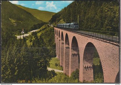 HÖLLENTAL im Südschwarzwald - Ravennaviadukt mit elektrischem Zug - nicht gelaufen  ( AK 6311)