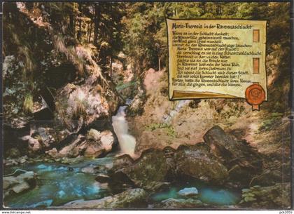 HÖLLENTAL im Südschwarzwald - Wasserfall in der Ravennaschlucht  nicht gelaufen  ( AK 6313)