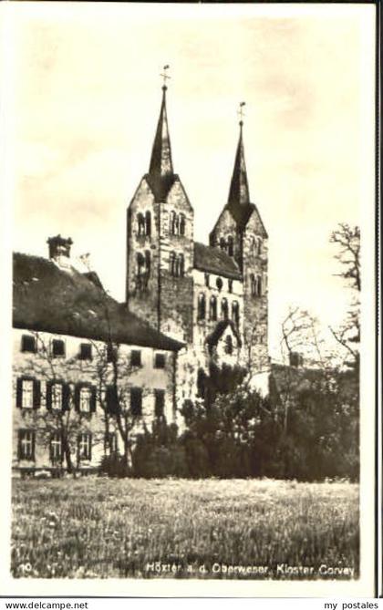 Hoexter Weser Hoexter Kloster ungelaufen ca. 1955
