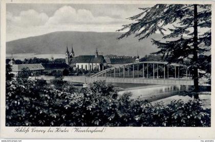 Hoexter Weser Hoexter Schloss Corvey Bruecke *