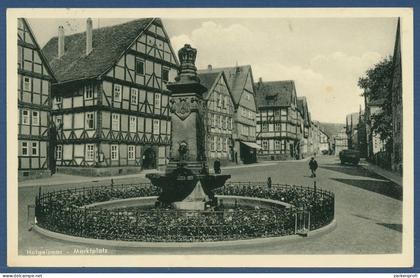 Hofgeismar Marktplatz, gelaufen 1958 (AK4347)