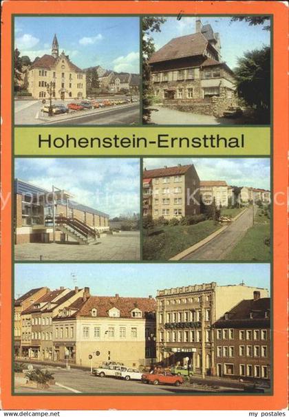 Hohenstein-Ernstthal Orts und Teilansichten