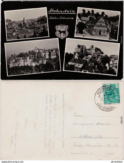 Hohnstein (Sächs. Schweiz) 4 Bild Sächs, Schweiz 1959