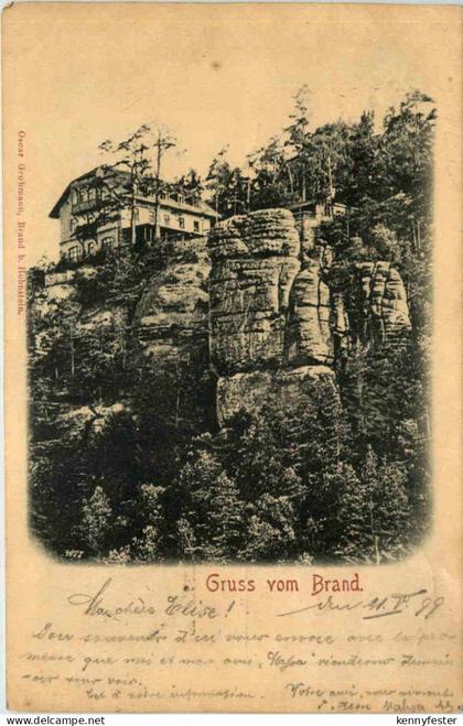 Sächs. Schweiz, Der Brand bei Hohnstein