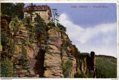 Sächs. Schweiz, Der Brand bei Hohnstein, Hotel