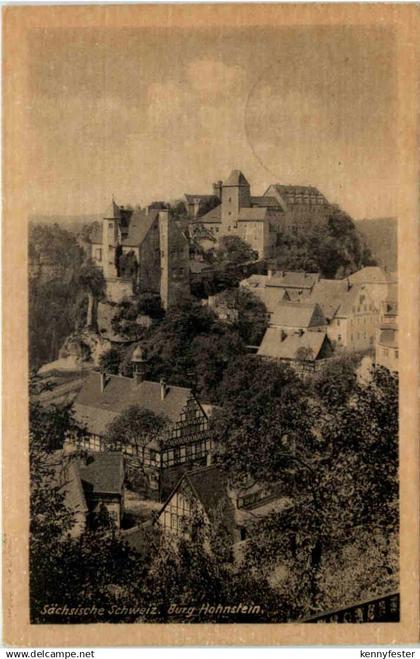 Sächs. Schweiz, Hohnstein, Burg
