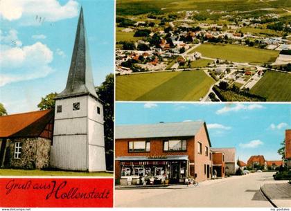 Hollenstedt  Nordheide Kapelle Kaufladen Fliegeraufnahme