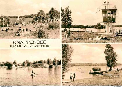 Hoyerswerda Badestrand am Knappensee Regattaturm