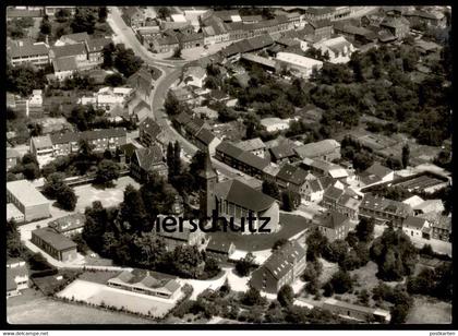 ÄLTERE POSTKARTE HÜCKELHOVEN ST. LAMBERTUS HAUS HÜCKELHOVEN LUFTBILD FLIEGERAUFNAHME Ansichtskarte postcard cpa AK