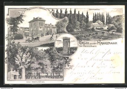 AK Hürth-Knapsack, Restaurant zur Kranzmaar, Waldrestaurant, Schützenplatz