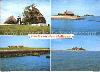 Halligen Nordsee Ansichten vom Meer aus