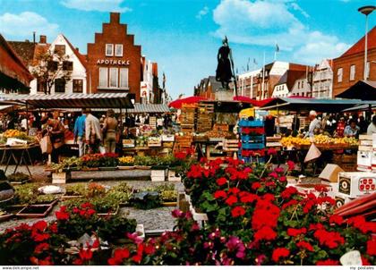 Husum  Nordfriesland Wochenmarkt