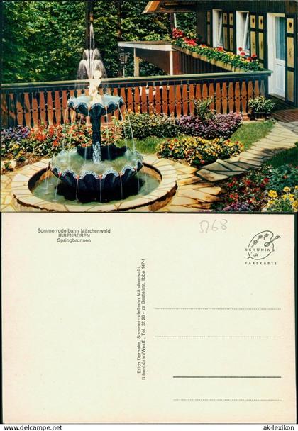 Ibbenbüren Sommerrodelbahn & Märchenwald Ibbenbüren, Springbrunnen 1975