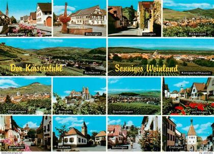 Kaiserstuhl Region mit den Weinorten Eichstetten Boetzingen Ihringen Bickensohl