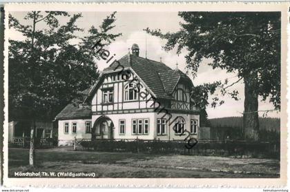 Ilmenau - Manebach - Waldgasthaus Mönchshof Inhaber Ludwig Freund - Verlag R. Bechstein Ilmenau
