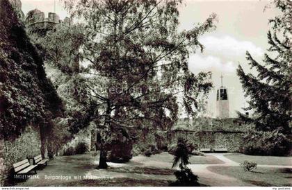Ingelheim Rhein Burganlage mit Malakoffturm