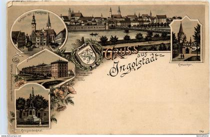 Gruss aus Ingolstadt - litho