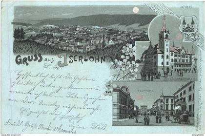 Gruss aus Iserlohn - Litho