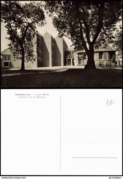 Ansichtskarte Jever Stadtkirche Jever (Außenansicht Kirche) 1960