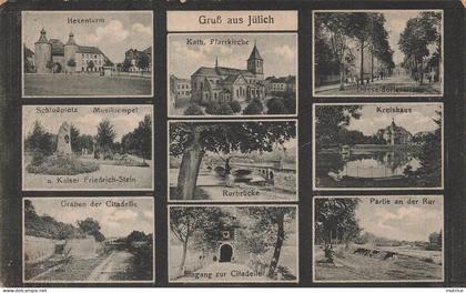 GRUSS AUS JÜLICH - carte multi-vues.