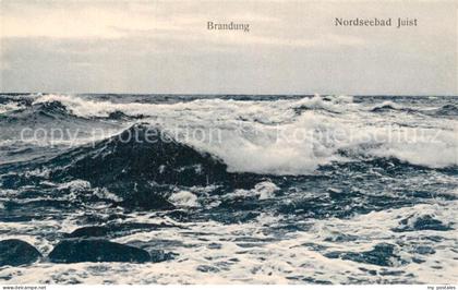 Juist Nordseebad Brandung