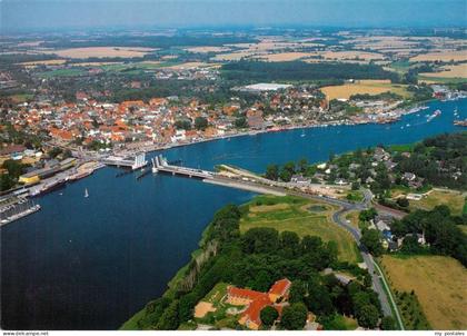 Kappeln Schlei Fliegeraufnahme mit Jugendherberge Kappeln