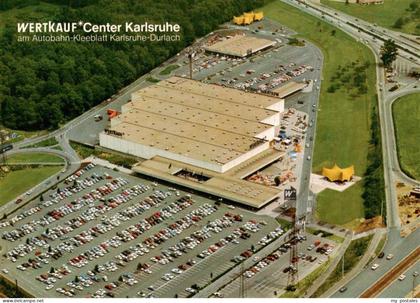KARLSRUHE Baden Wertkauf Center Karlsruhe Fliegeraufnahme