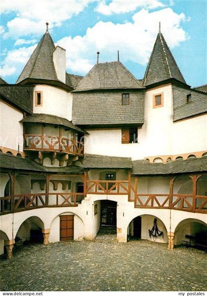 Kaub Burg Pfalzgrafenstein Innenhof