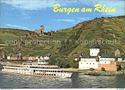 Kaub mit Burg