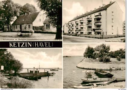 Ketzin Heimatmuseum am Marktplatz Theodor Fontane Strasse Faehre Promenade