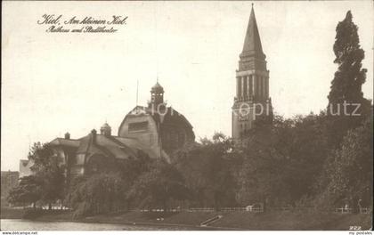 Kiel Am kleinen Kiel Rathaus Stadttheater