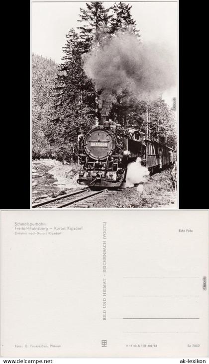 Kipsdorf-Altenberg (Erzgebirge) Schmalspurbahn Freital-Hainsberg Kipsdorf 1983